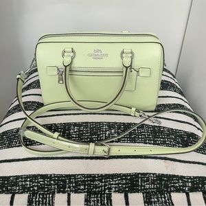 Green Coach Satchel
